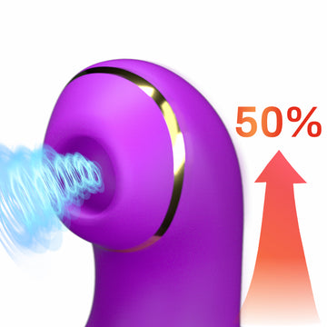 G-Punkt-Vibrator mit Flapping, Klitoris-Sauger und Vibration