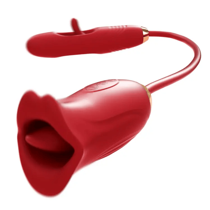 Flatternder Klitoris Vibrator mit Kussmund & Vibration Amovibe DE Flatternder Klitoris Vibrator mit Kussmund & Vibration Amovibe DE