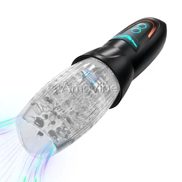 Automatischer Masturbator mit Vibrations und Rotationsmustern
