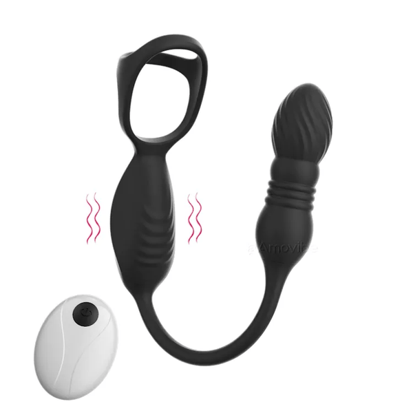 Fernbedienbarer Prostata-Massager mit 10 Vibrationsfunktionen