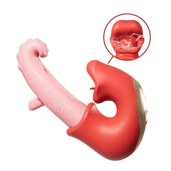 Klappernder Klitoris-Vibrator – Lecken & Neckereien-Funktionen, wasserdicht