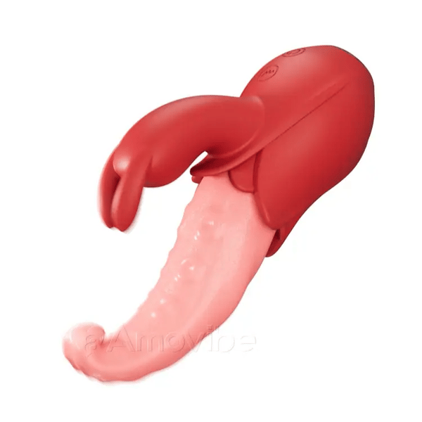 Zungenvibrator 10 Modi, Zweipunkt-Stimulation, leises Design