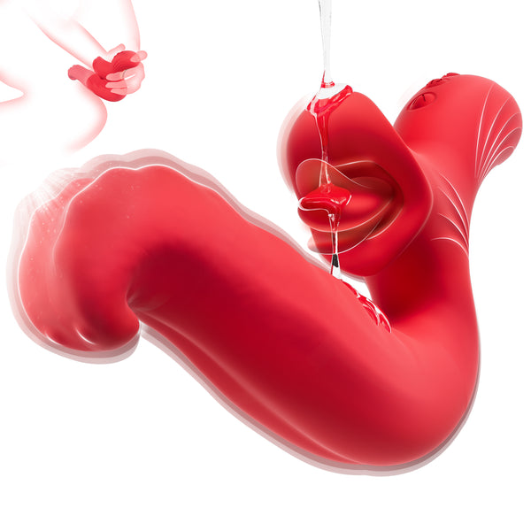 Rotierender Zungenvibrator – 10 Intensive Modi für Klitoris- und Brustwarzenstimulation