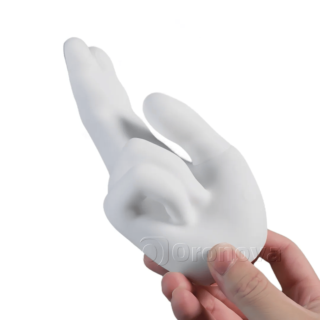 Handförmiger Wärmevibrator – 10 Vibrationsmodi, 10 Klopfmuster & doppelte Fingerstimulation