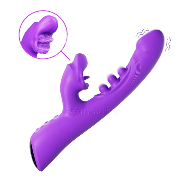 Kuss- & Triple-Tap-Vibrator – Klitoral- & G-Punkt-Stimulation
