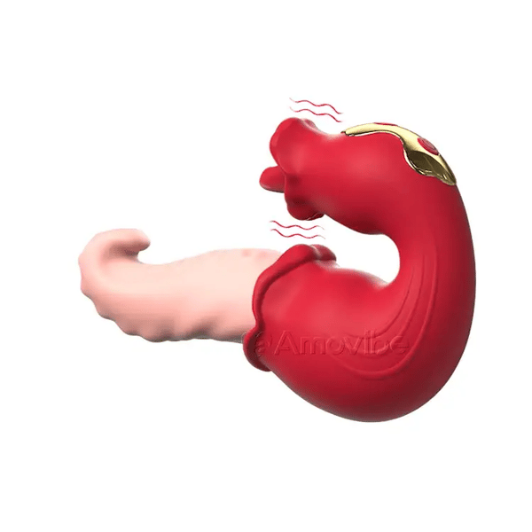 Rotierender G-Punkt Vibrator mit Doppelvibration und Pulsfunktion