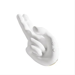 Handförmiger Wärmevibrator – 10 Vibrationsmodi, 10 Klopfmuster & doppelte Fingerstimulation