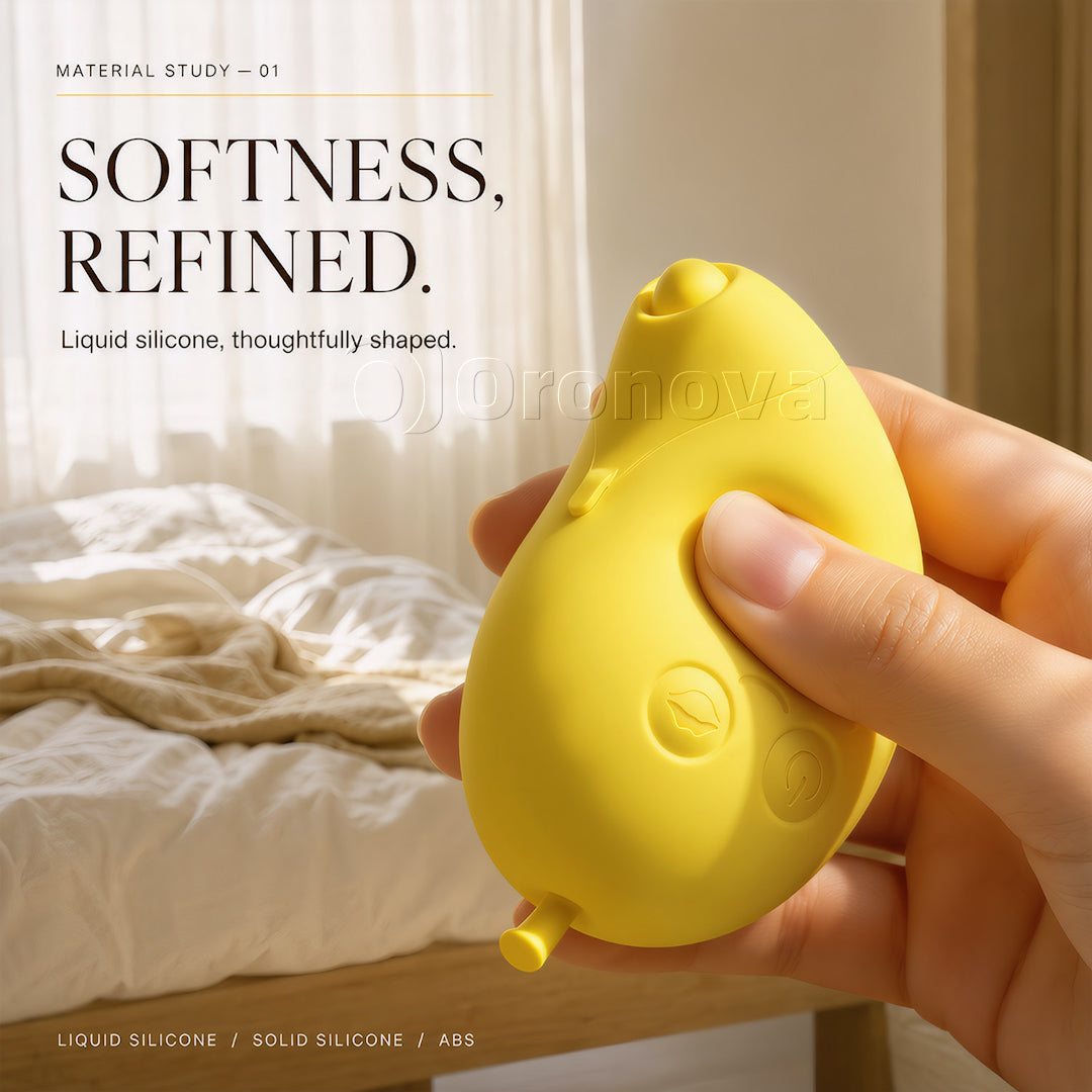 Mango & Banana | 2-in-1-Bluetooth-Vibrator mit Saug- und Klopffunktion