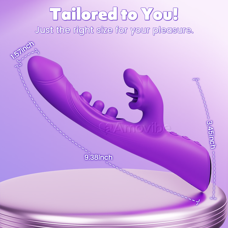 Kuss- & Triple-Tap-Vibrator – Klitoral- & G-Punkt-Stimulation