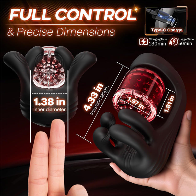 Automatischer Masturbator für Männer – 360° drehbare Zunge, 9 Saugmodi und Penismassagegerät
