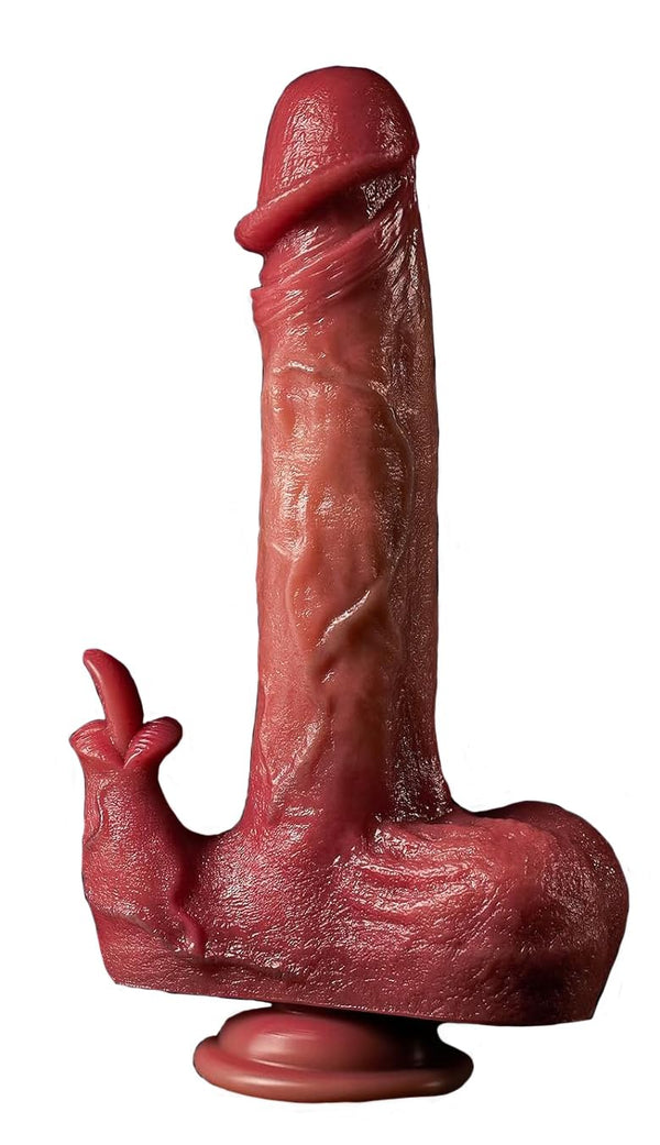 Lebensechter Dual-Vibe-Munddildo – USB-aufladbar und leise im Betrieb