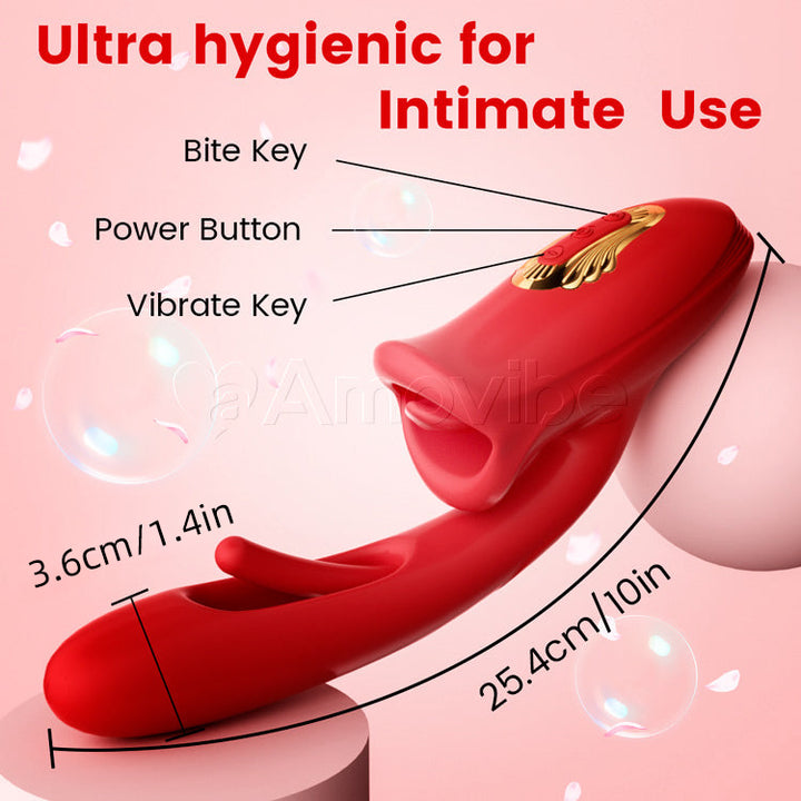 G Punkt Flapping Vibrator mit Kussfunktion & vibrierender Zunge Amovibe DE G Punkt Flapping Vibrator mit Kussfunktion & vibrierender Zunge Amovibe DE