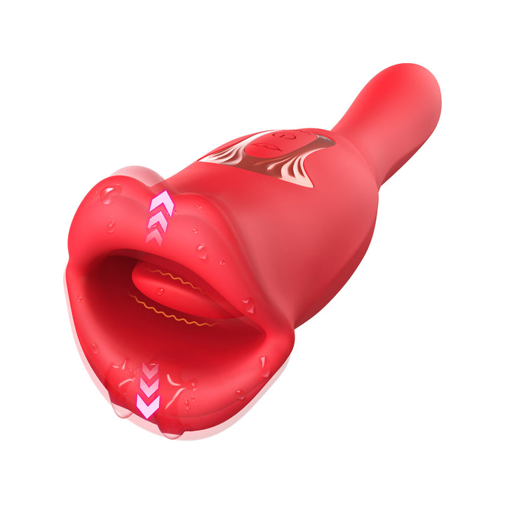 Zungen Sexspielzeug mit Vibrierendem Dildo Amovibe DE Zungen Sexspielzeug mit Vibrierendem Dildo Amovibe DE