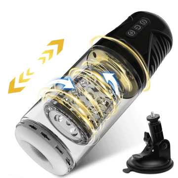 Zara - 7 Stoßen Drehender Handfreier Masturbator