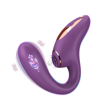 Davin - Violette Vibratoren zum Saugen der Klitoris