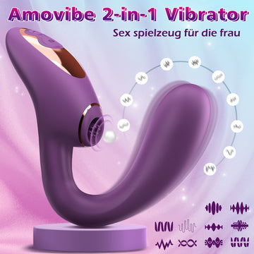 Davin - Violette Vibratoren zum Saugen der Klitoris