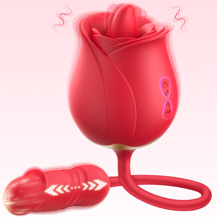 rose licking toy